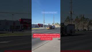 Emergency vehicle approaches #Emergency #vehicle #police #firetruck #ambulance