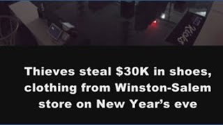Thieves Steal 30K Of Shoes And Clothing