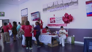 VA nurses rally against cuts to veteran healthcare services
