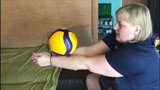 Домашняя тренировка: технические элементы волейбола для детей.