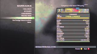 MW3 I Have reseted All My Stats On Call Of Duty Modern Warfare 3 !!
