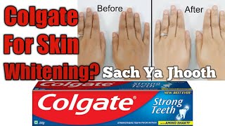 Skin Whitening With Colgate | Home Remedies | Honest Review | Magical Remedy