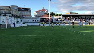 Gooooooool de Villalonga en el Novo San Pedro (Sanxenxo, Pontevedra)