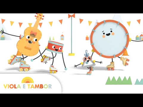 É hora de começar o show de patinação! ⛸️ Viola e Tambor