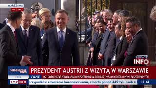Prezydent Austrii Z Wizytą W Warszawie