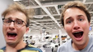 WE GOT KICKED OUT OF IKEA FOR....