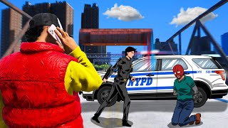 Snitching to NYPD on Criminals in GTA 5 RP!