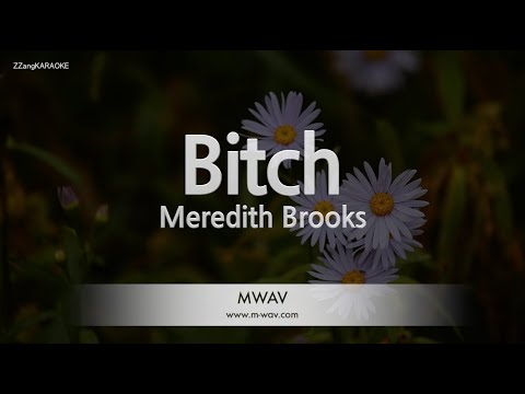 Meredith Brooks-<strong>Bitch</strong> (Melody) [ZZang KARAOKE]