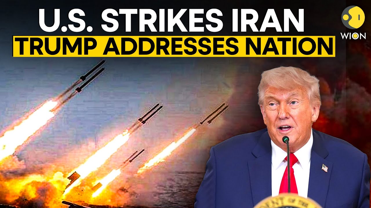 LIVE: Trump Addresses The Nation Following US Strike On Iran Nuclear ...