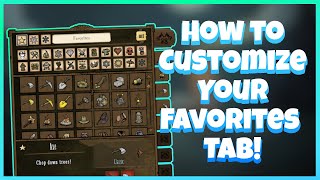 How to Customize Your Favorites Tab In the New Update! - Dont Starve Together Guide @LakhnishMonster