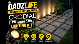 Crodial 12w Landscape Lighting Kit Review by DadzLife