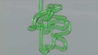 A Broken Mantaflow Water Simulation With Glass Pipe - Blender 3.1.2 screenshot 2