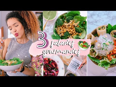 3-recettes-de-salades-idées-sauces-vinaigrettes-🥗|-bo-bun,-pâtes-au-pesto-&-salade-de-lentilles