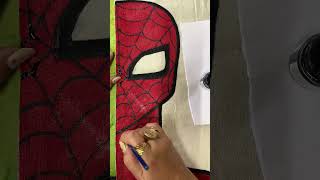 #totebag #painting #spiderman #fabricpainting #art #diycrafts #diy #diypainting #fevicrylhobbyideas