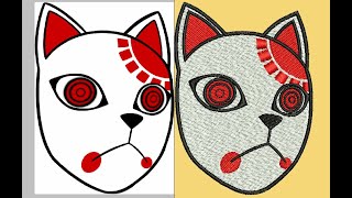 Bunny logo Digitizing || T-Shirt Embroidery Logo || Wilcom Digitizing
