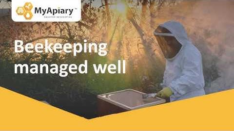 MyApiary - Data Driven Apiary Businesses