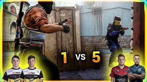 THE BEST PRO 1v5 CLUTCHES in CS:GO