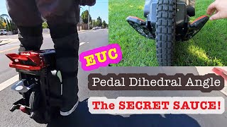 EUC Pedal Dihedral Angle | The Secret Sauce Of A Dialed In Wheel!