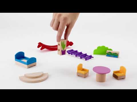 Набор мебели и аксессуаров для виллы BRIO World 33955 Village Furniture