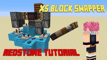 SIMPLE 5 Block, Block Swapper : Minecraft 1.16 Redstone Tutorial