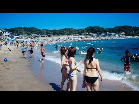 Video: Bãi biển Bơi nổi tiếng ở Nhật Bản