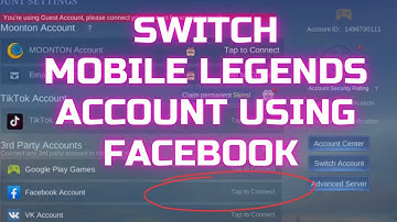 How to switch Mobile Legends Account Using Facebook (2023)
