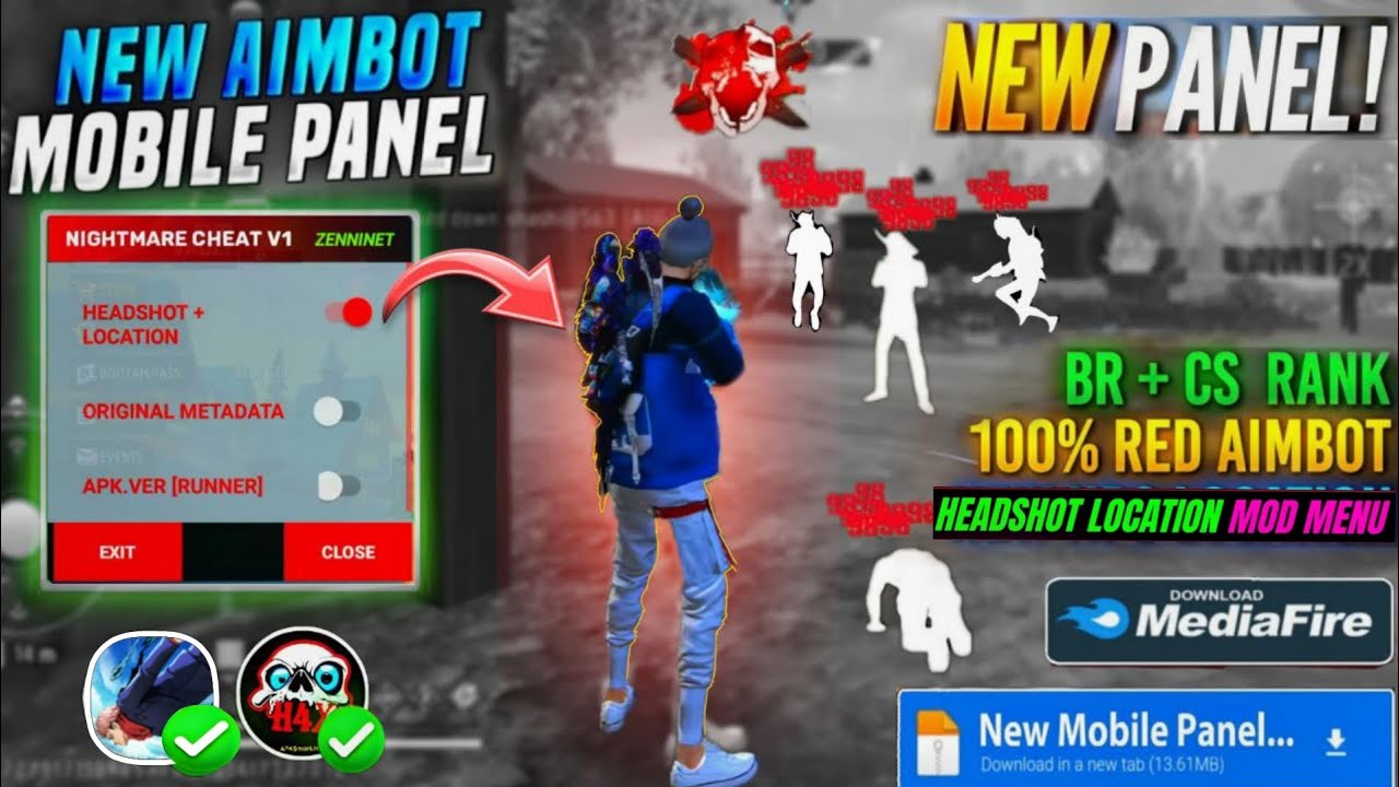Panel For Mobile FF  Free fire hack New 🔥 FF Panel  free Fire panel Ob52 😈 FF Max Meta Data File