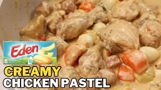 Creamy Chicken Pastel w/ Alaska Cream and Mushroom