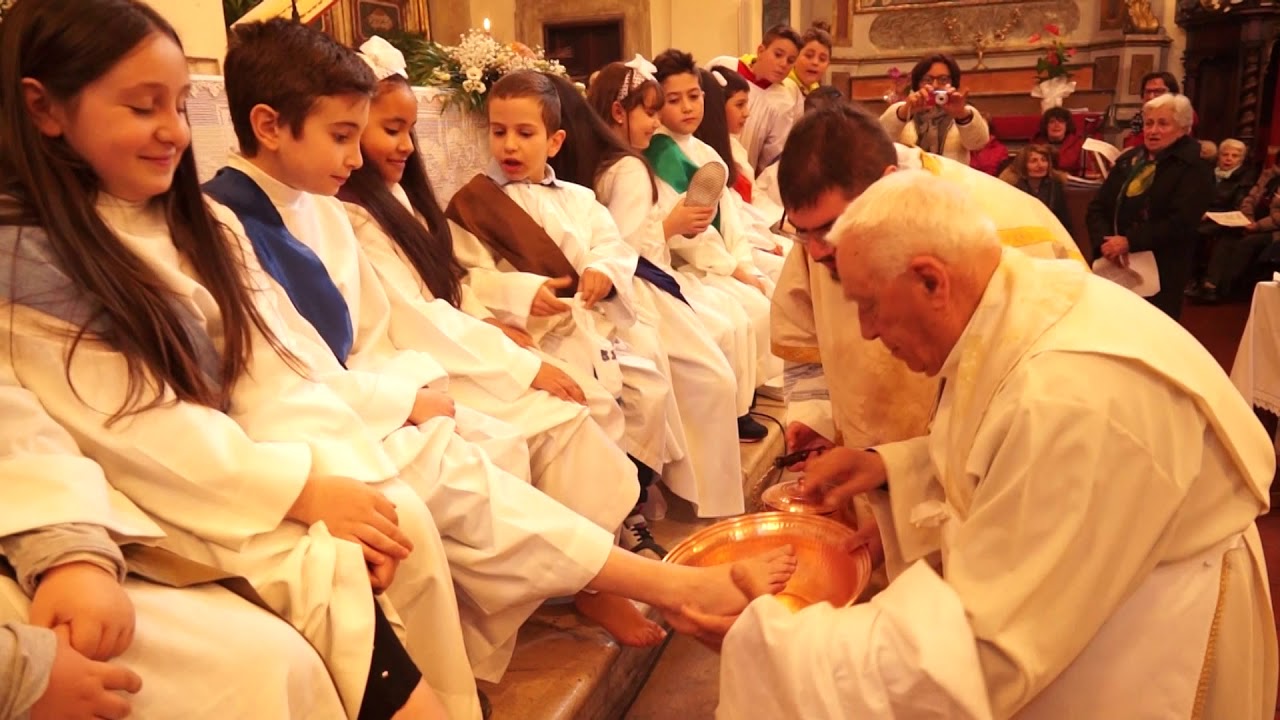 Lavanda dei piedi - Giovedì Santo 2018
