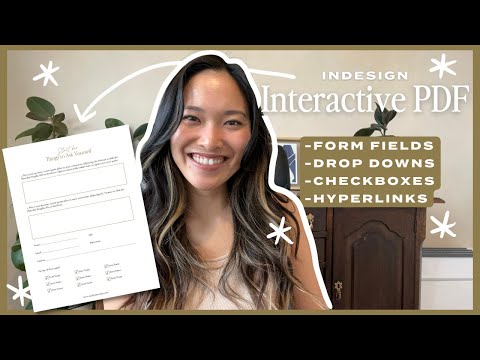How to create a digitally fillable PDF in InDesign || Perfect for Worksheets, Forms, Contracts