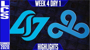 CLG vs C9 Highlights | LCS Summer 2020 W4D1 | Counter Logic Gaming vs Cloud9