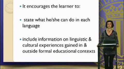 The European Language Portafolio |  | UPV