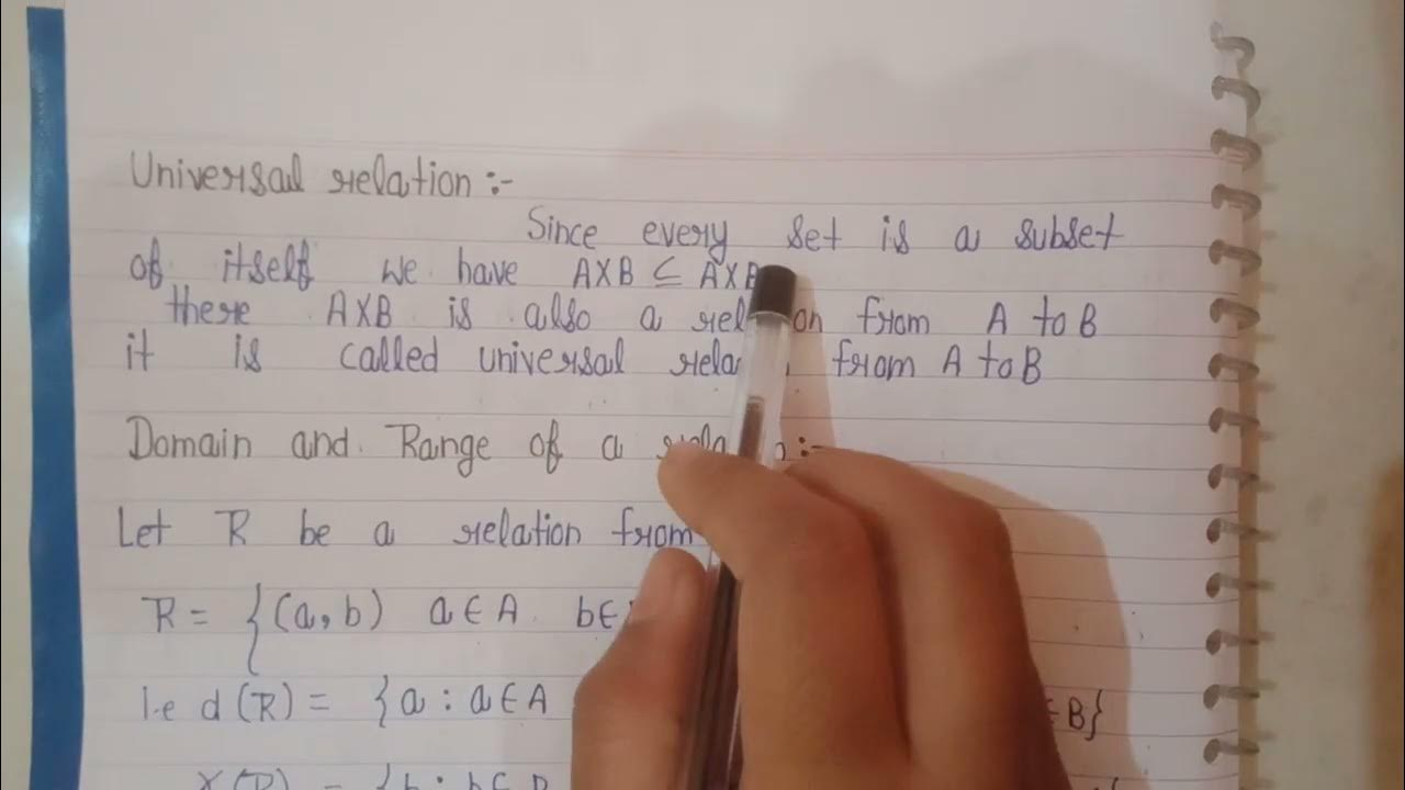 Equivalence relation and partitions YouTube