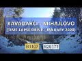 Kavadarci-Mihajlovo (Kozuf Mountain) Time-lapse Drive (January 2020)