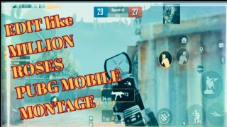 EDIT LIKE MILLION ROSES PERFECT PUBG MOBILE MONTAGE | VELOCITY SLOW MO EDIT | ADOBE PREMIERE PRO