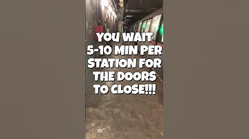 POV NEL Signalling fault waiting 10 min per station for the doors to close | #MRT002