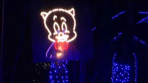 Porky Pig and Elvis Presley with Blue Christmas