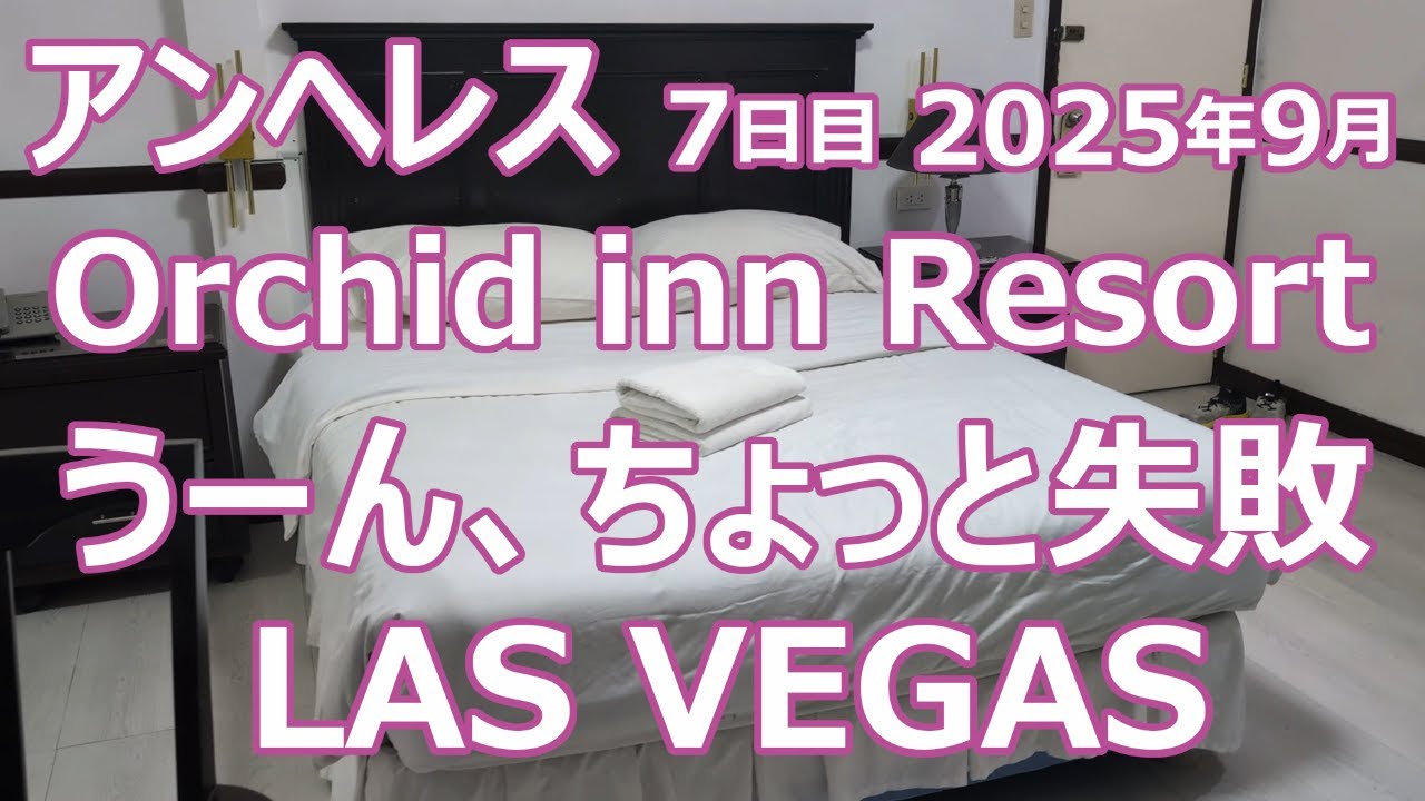 【陰キャ旅】#66 アンヘレス 7日目 2025年9月 Orchid inn Resort うーん、ちょっと失敗 LAS VEGAS