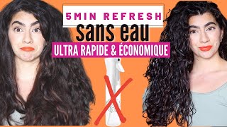 reformer ses boucles sans eau pour 1euros (spécial gros cheveux)