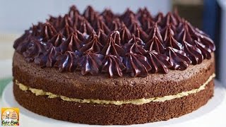 John whaite's chocolate chiffon cake with salted caramel butter cream