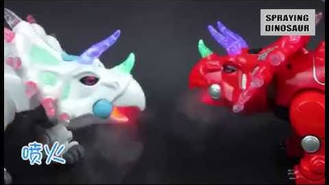 Infrared Remote Control Spraying Dinosaur Robot Toys Programming