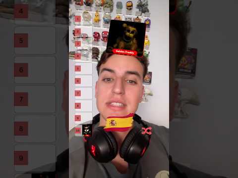 ¡10 vs GOLDEN FREDDY por ESPAÑA! #fnaf #vs #mundial #reto #fnafvs #fnafvs