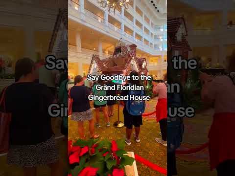 The Grand Floridian's Gingerbread House Is Gone Forever #disneynews #shorts