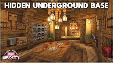 Minecraft: Hidden Underground Base Tutorial (How to Build 1.19)