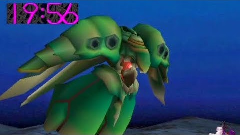 Cait Sith Defeats Emerald Weapon in One Hit - FFVII (Final Fantasy 7 1997)