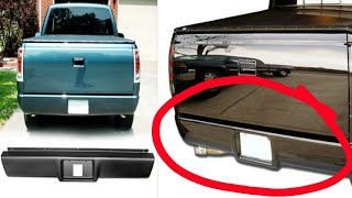 How to install roll pan on Chevy truck bumper