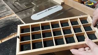 Jewelry Box Tray Dividers. Build Video 10
