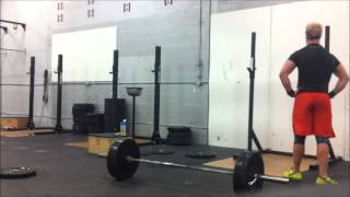Jan 26 - 10 min AMRAP - 155lb thruster