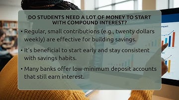 Do Students Need A Lot Of Money To Start With Compound Interest? - Budgeting as a Student