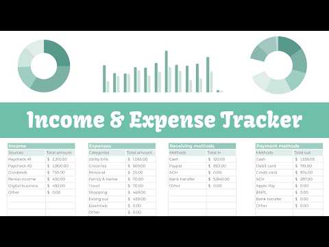 Smart Income & Expense Tracker in Google Sheets | Innoverbee